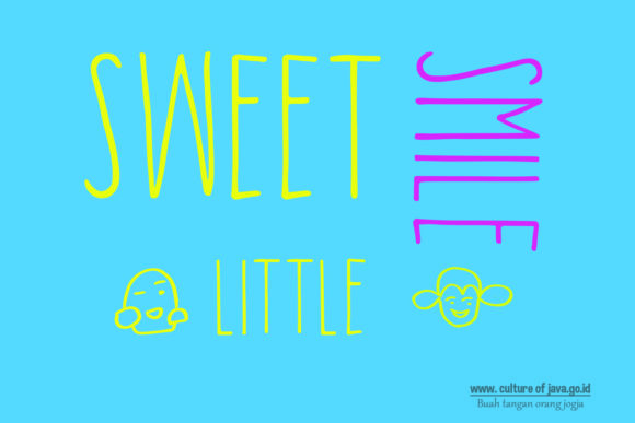 Little Pinky Font PNG with transparent background - Preview 1