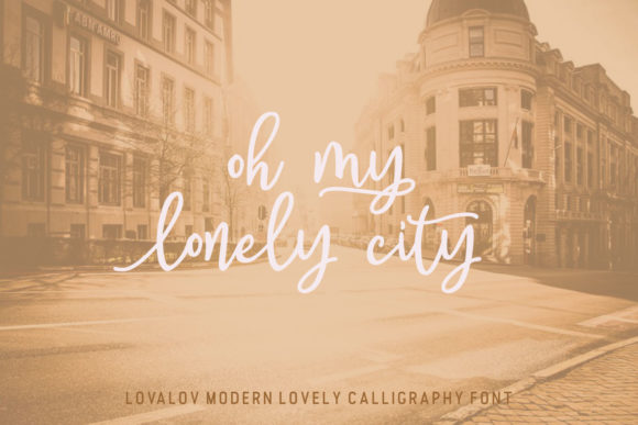 Lovalov Font PNG with transparent background - Preview 1