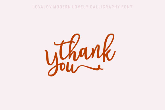 Lovalov Font PNG with transparent background - Preview 5