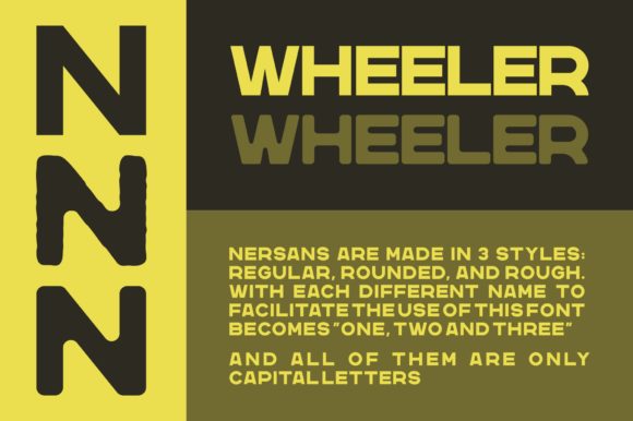 Nersans Font PNG with transparent background - Preview 4