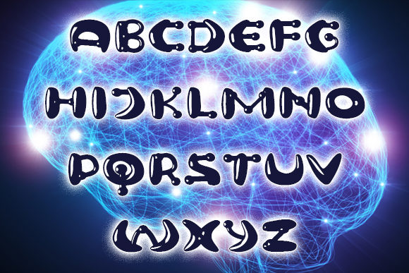 Neuron Font PNG with transparent background - Preview 3