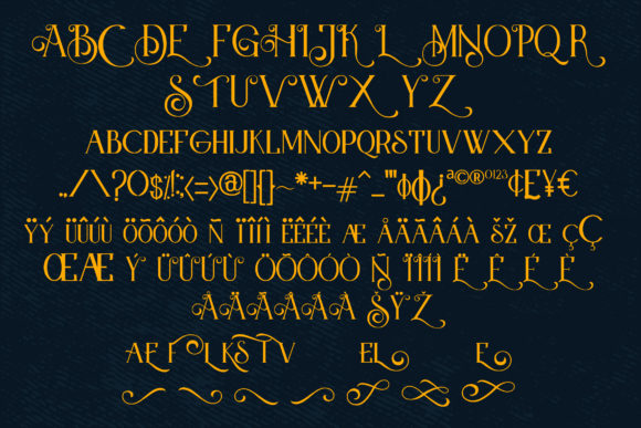 New Athlenstan Font PNG with transparent background - Preview 1