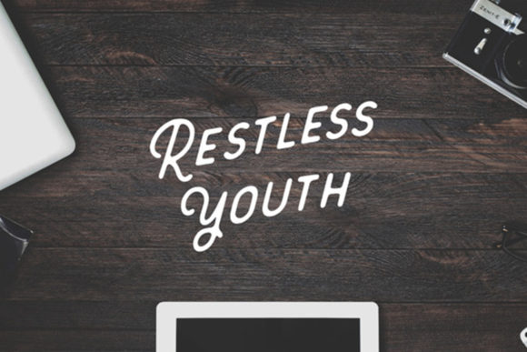 Restless Youth Font PNG with transparent background - Preview 5