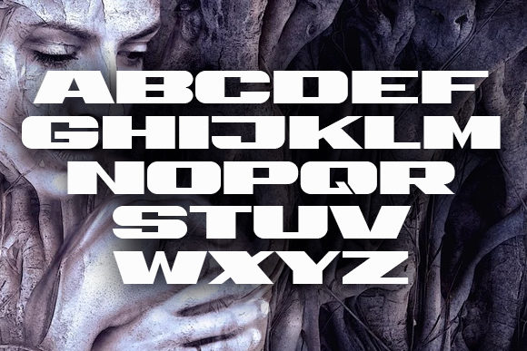 Retrive Font PNG with transparent background - Preview 2