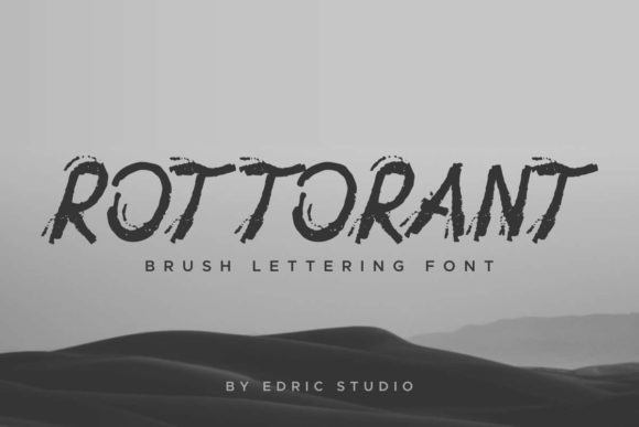 Rottorant Font PNG with transparent background - Preview 1