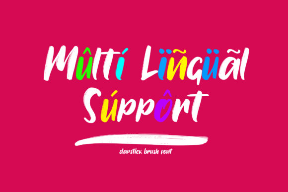Slapstick Font PNG with transparent background - Preview 4