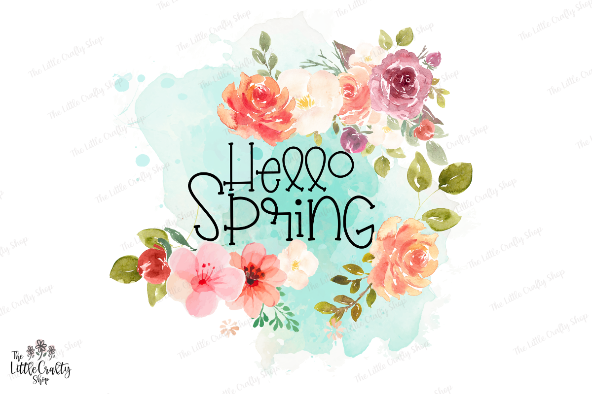 Spring Sublimation Design Graphic by The Crafty Shop · Creative Fabrica