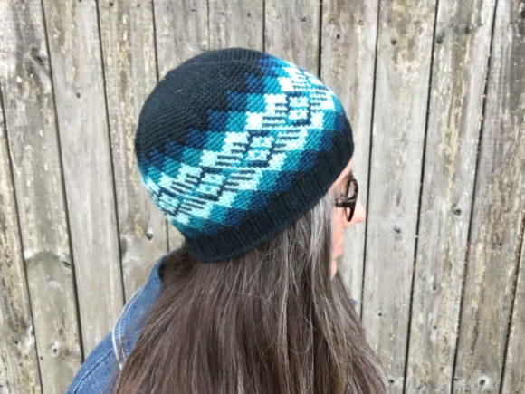 Waves of Plaid Crochet Beanie Pattern