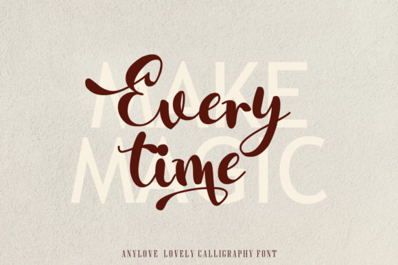 Anylove Font - Preview 6