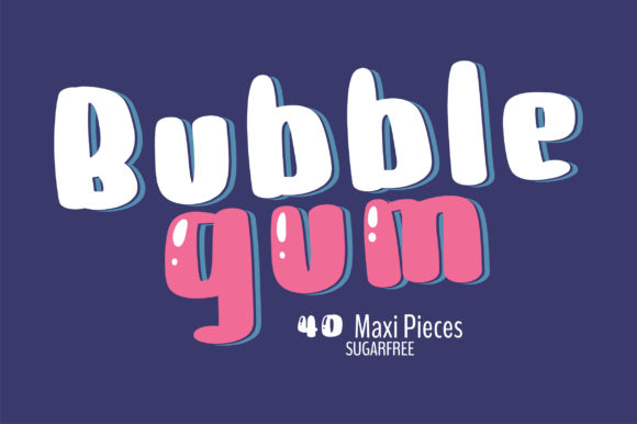 Bubble Milk Tea Font - Preview 1