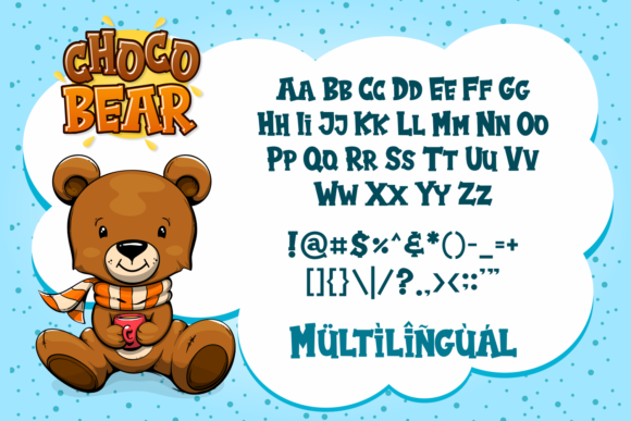 Choco Bear Font - Preview 6