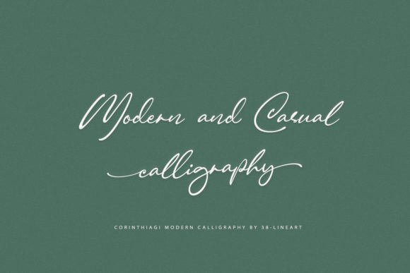 Corinthiago Font PNG with transparent background - Preview 1