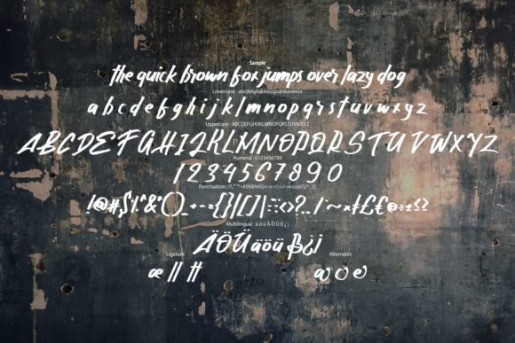 Gasela Font PNG with transparent background - Preview 5