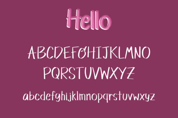 Hello Font - Preview 2