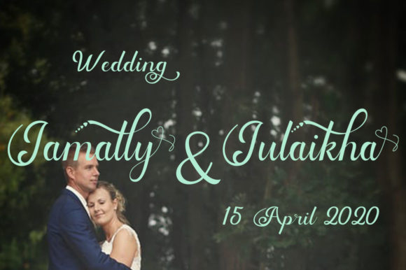 Jamally Font PNG with transparent background - Preview 3