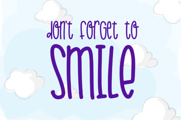 Jolly Dream Font PNG with transparent background - Preview 4