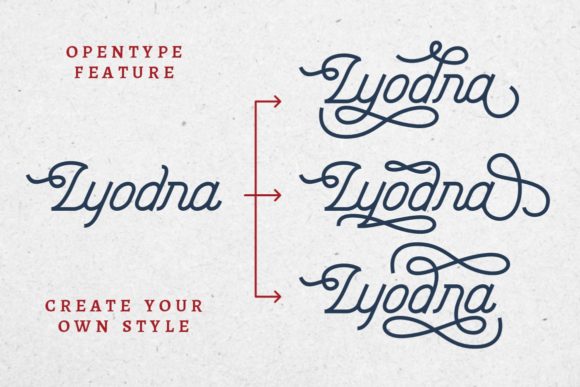 Lyodra Font font preview - 4