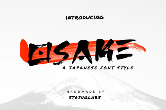 Osake Dekorative Schriftarten Schriftart Von StringLabs