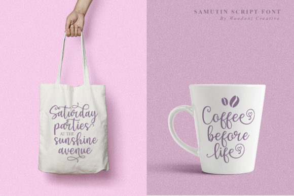 Samutin Font PNG with transparent background - Preview 2