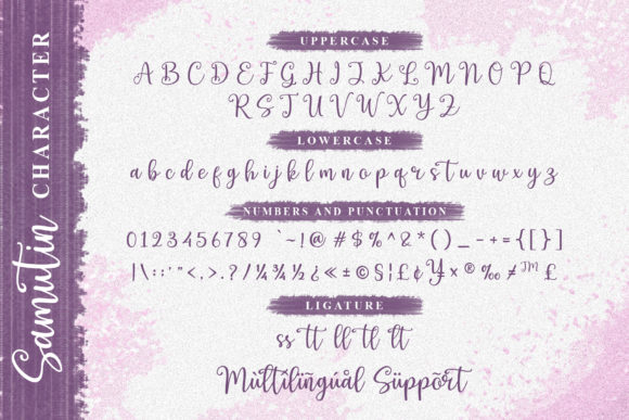 Samutin Font PNG with transparent background - Preview 6