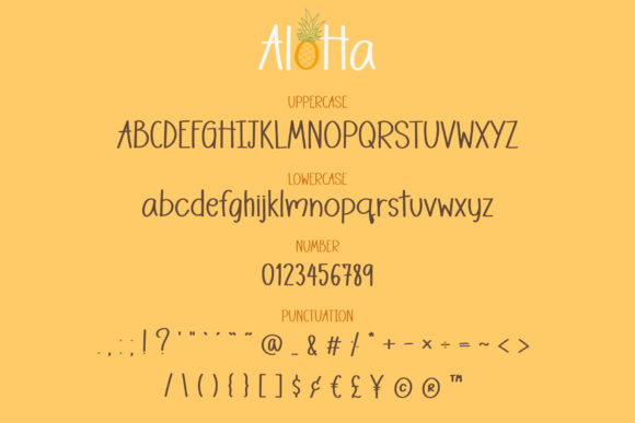 Aloha Font - Preview 2