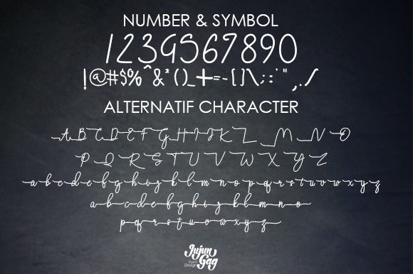 Attachment Font - Preview 5
