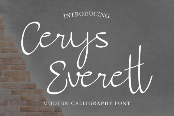 Cerys Everett Font - Preview 1