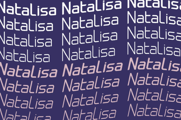 Natalisa Font font preview - 3