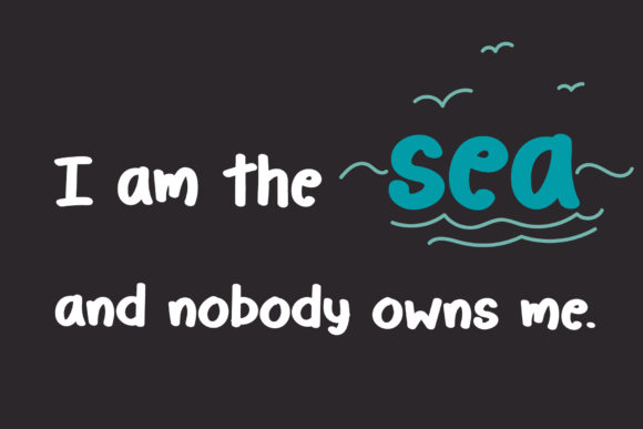 Octopus Font PNG with transparent background - Preview 3