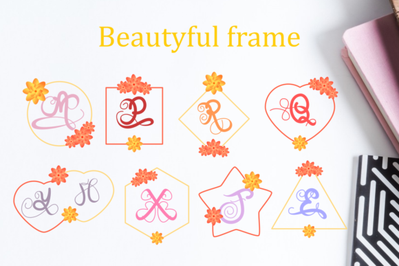 On Spring Font PNG with transparent background - Preview 1