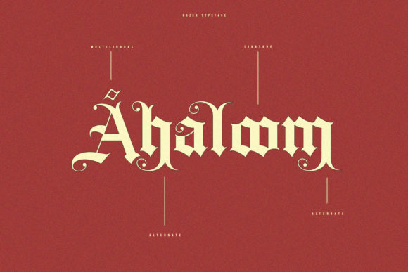 Rozex Font PNG with transparent background - Preview 3
