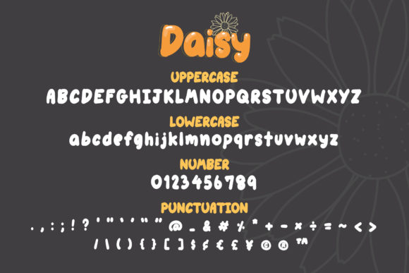 Daisy Font - Preview 2