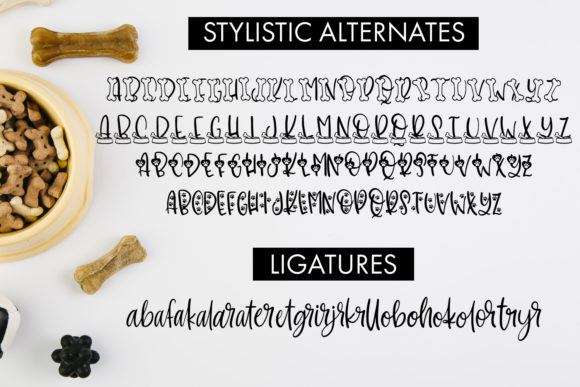 Dolores the Schnauzer Font - Preview 2