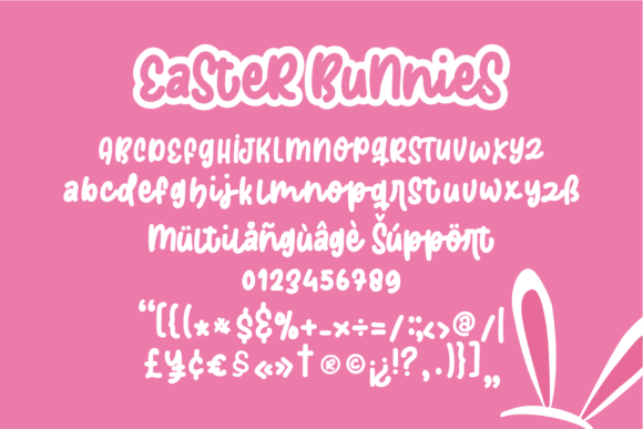 Easter Bunnies Font - Preview 4