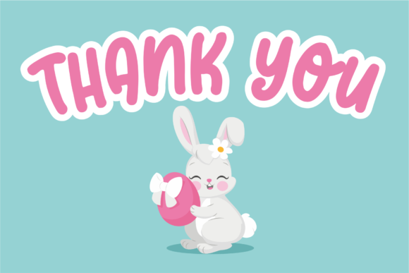 Easter Bunnies Font - Preview 5
