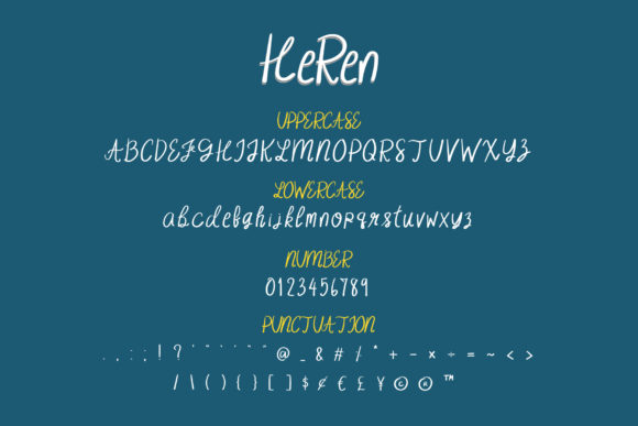 Heren Font - Preview 2