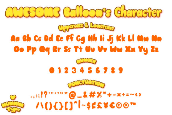 Awesome Bubble Font - Preview 1