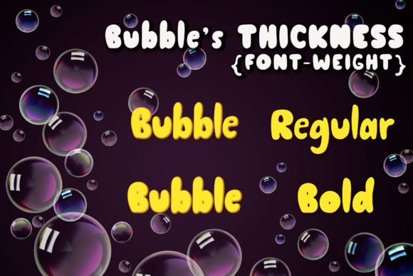 Awesome Bubble Font - Preview 2