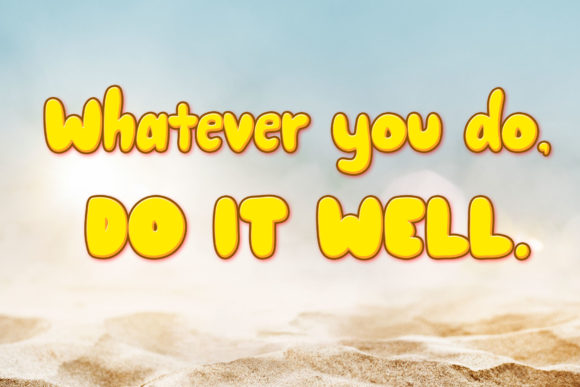Awesome Bubble Font - Preview 4