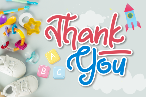 Baby Gumbout Font PNG with transparent background - Preview 5