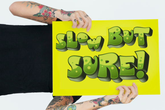 Big Party O2 Green Font - Preview 4