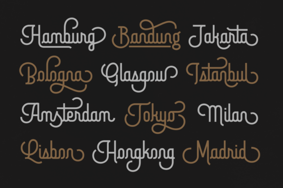 Brotherline Font - Preview 5