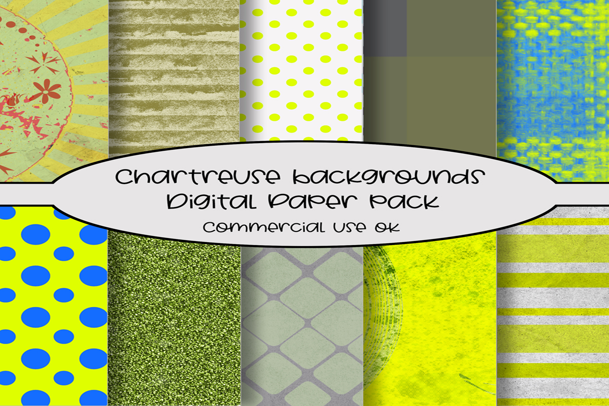 Chartreuse Background Patterns Graphic by A Design in Time · Creative ...