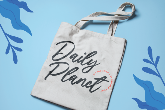 Daily Planet Font PNG with transparent background - Preview 4