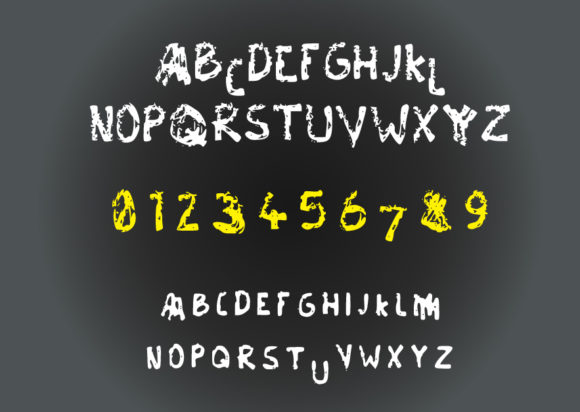 Dead Print Font - Preview 1