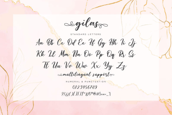 Gilas Font - Preview 3