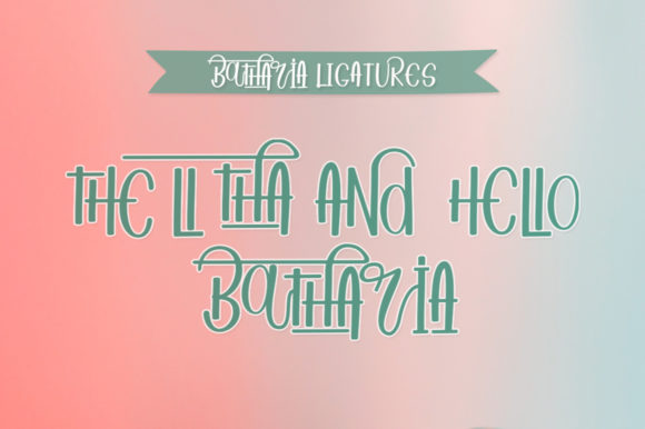Hello Batharia Font - Preview 3