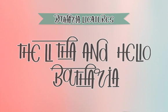 Hello Batharia Font - Preview 5