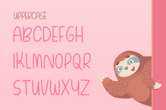 Lazy Cuties Font font preview - 4