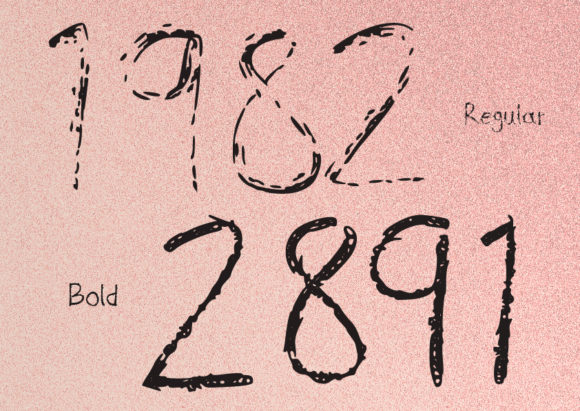 No More Ink Font PNG with transparent background - Preview 3